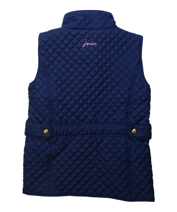 A Navy Vests from Joules in size 7Y for girl. (Back View)
