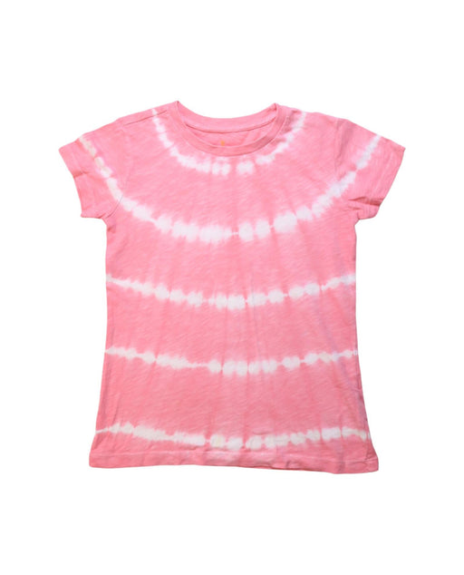 A Pink Short Sleeve T Shirts from Crewcuts in size 6T for girl. (Front View)