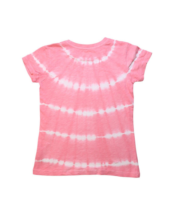 A Pink Short Sleeve T Shirts from Crewcuts in size 6T for girl. (Back View)