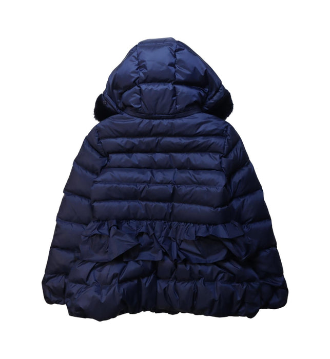 A Navy Puffer/Quilted Jackets from Nicholas & Bears in size 10Y for neutral. (Back View)