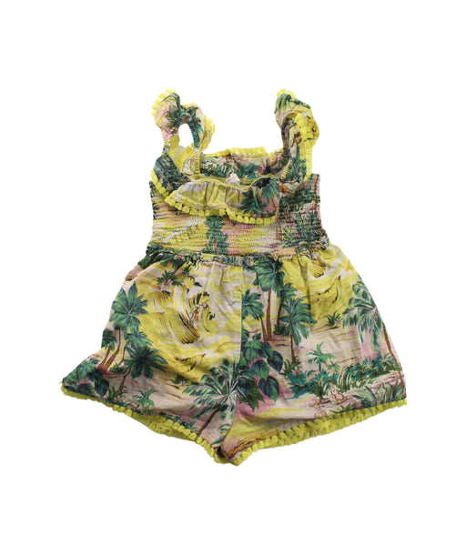 A Yellow Sleeveless Rompers from Zimmermann in size 4T for girl. (Front View)