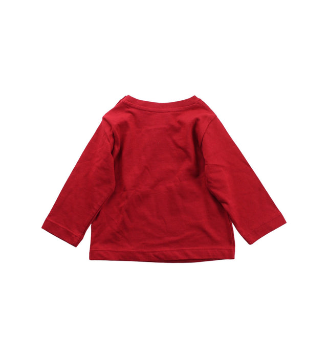 A Red Long Sleeve T Shirts from Jacadi in size 3-6M for neutral. (Back View)