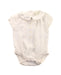 A White Short Sleeve Bodysuits from Jojo Maman Bébé in size 0-3M for girl. (Front View)