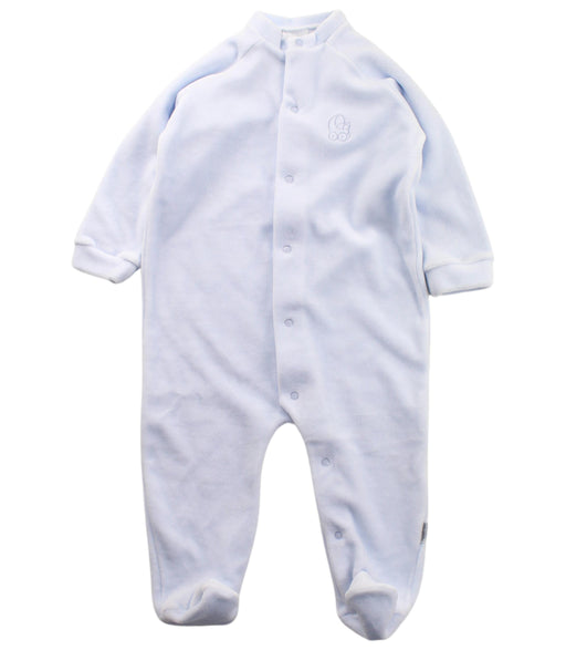 A White Onesies from Cambrass in size 3-6M for neutral. (Front View)