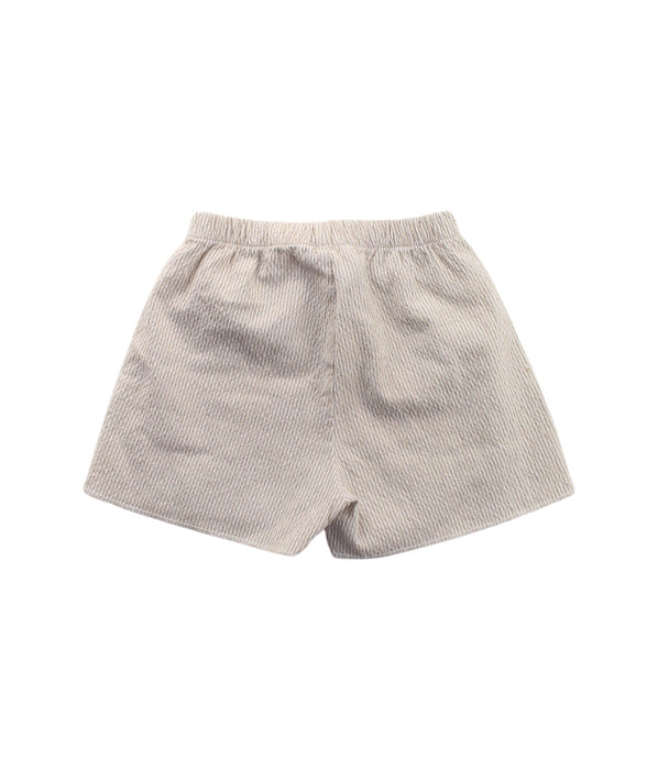 A Beige Shorts from Le Petit Coco in size 0-3M for girl. (Back View)