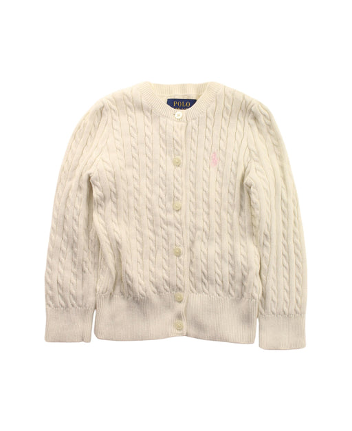 A White Cardigans from Polo Ralph Lauren in size 2T for boy. (Front View)