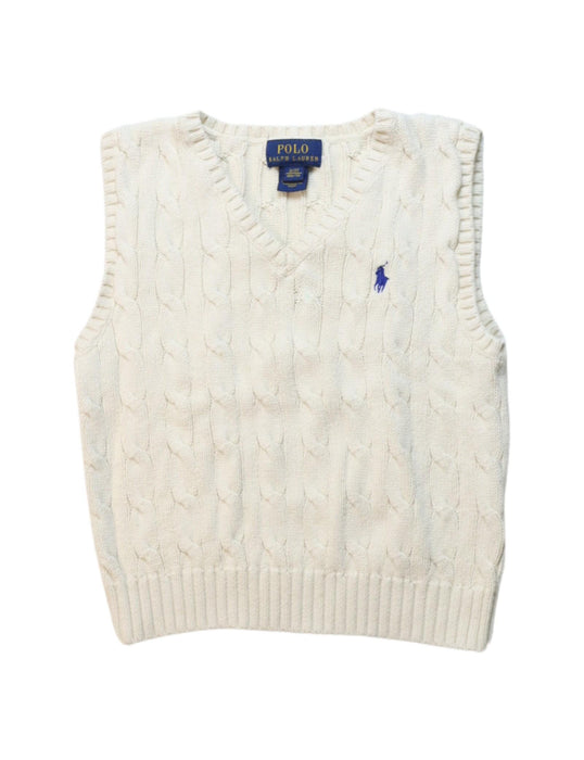 A White Sweater Vests from Polo Ralph Lauren in size 3T for neutral. (Front View)