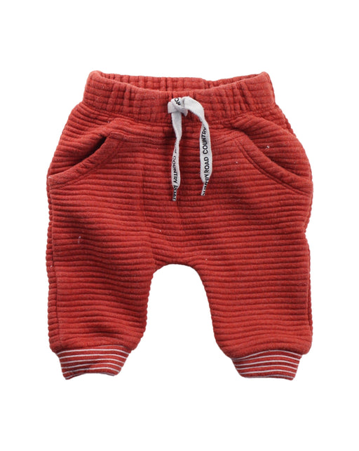 A Red Sweatpants from Country Road in size 0-3M for boy. (Front View)