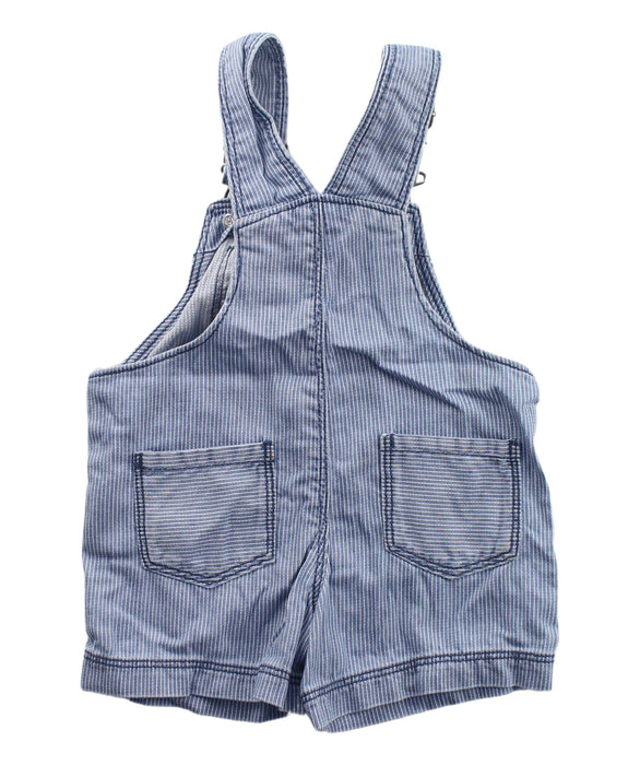 A Blue Overall Shorts from Country Road in size 3-6M for boy. (Back View)
