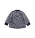 A Blue Buttoned Sweatshirts from Petit Bateau in size 3-6M for boy. (Back View)