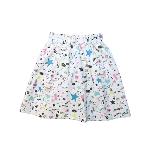 A Multicolour Mid Skirts from Global  Work in size 10Y for girl. (Front View)