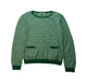 A Green Knit Sweaters from Bonpoint in size 7Y for girl. (Front View)