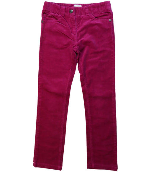 A Pink Casual Pants from Jacadi in size 6T for girl. (Front View)