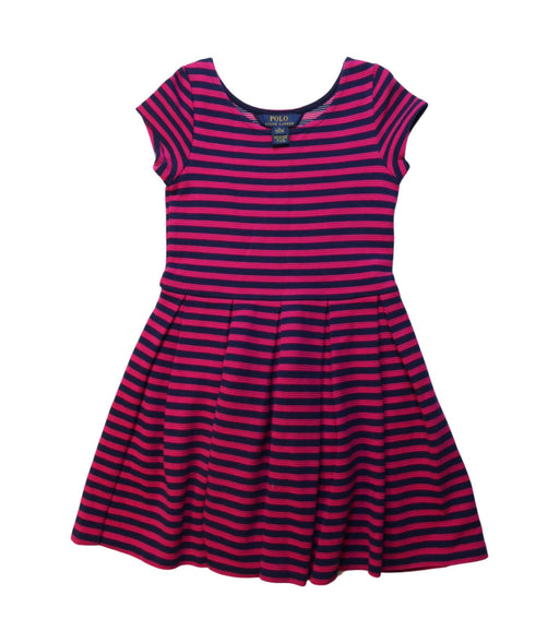 A Black Short Sleeve Dresses from Polo Ralph Lauren in size 6T for girl. (Front View)