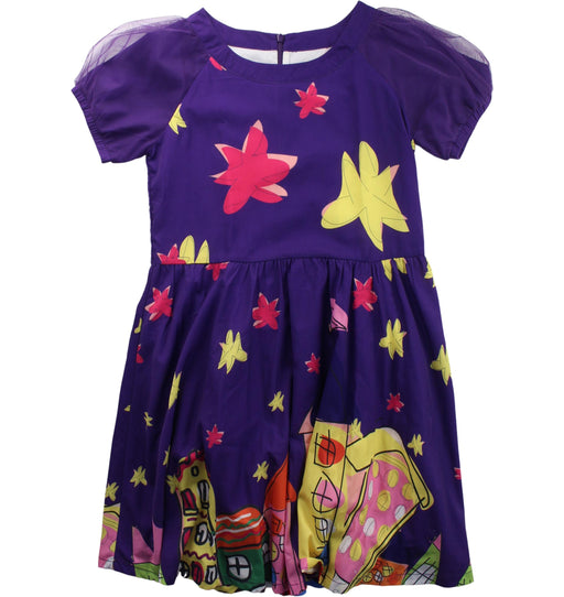 A Purple Short Sleeve Dresses from Lovie by Mary J in size 10Y for girl. (Front View)