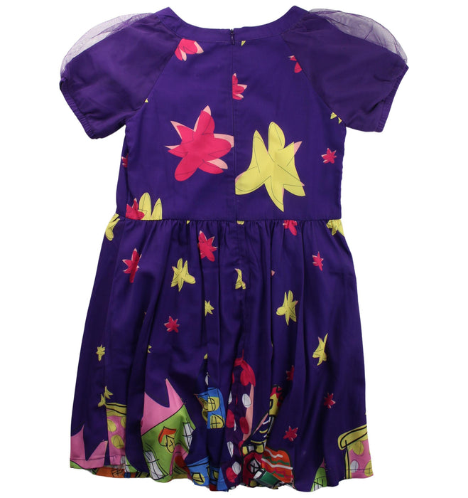 A Purple Short Sleeve Dresses from Lovie by Mary J in size 10Y for girl. (Back View)