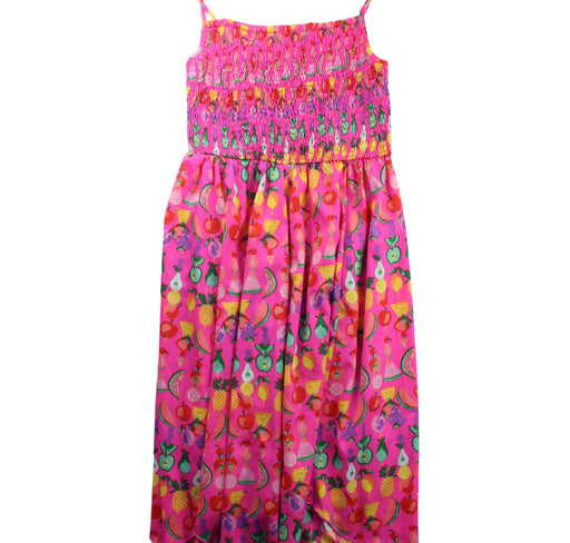 A Pink Sleeveless Dresses from Monsoon in size 14Y for girl. (Front View)