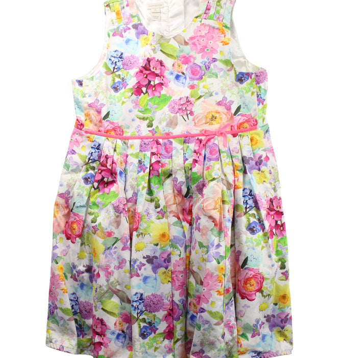 A White Sleeveless Dresses from Monsoon in size 10Y for girl. (Front View)