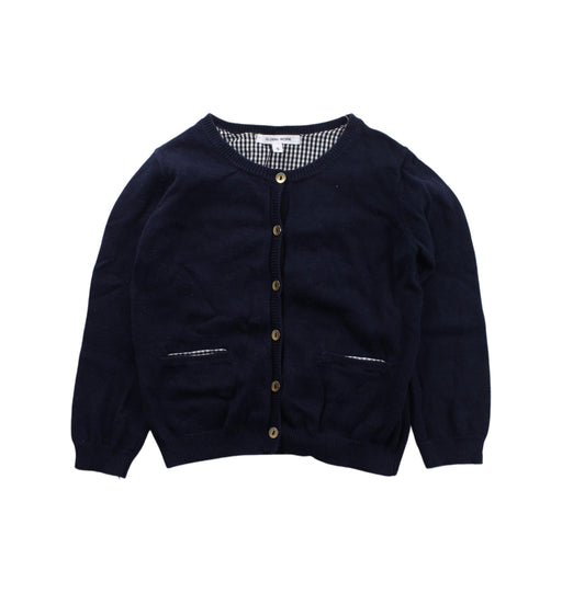 A Blue Cardigans from Global  Work in size 4T for boy. (Front View)