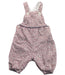 A Red Long Overalls from Jacadi in size 0-3M for girl. (Front View)