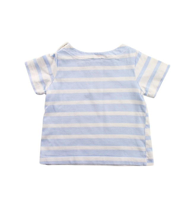 A Blue Short Sleeve T Shirts from Jacadi in size 3-6M for boy. (Back View)