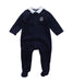 A Blue Onesies from Jacadi in size 3-6M for boy. (Front View)