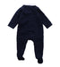 A Blue Onesies from Jacadi in size 3-6M for boy. (Back View)
