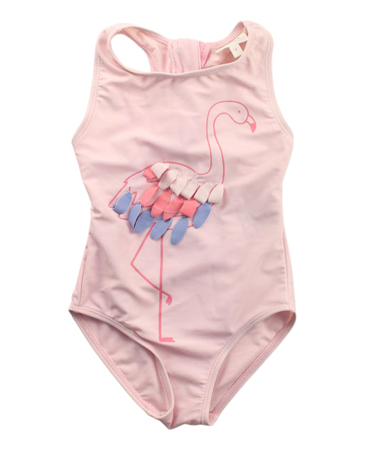 A Pink Swimsuits from Seed in size 2T for girl. (Front View)