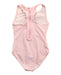 A Pink Swimsuits from Seed in size 2T for girl. (Back View)