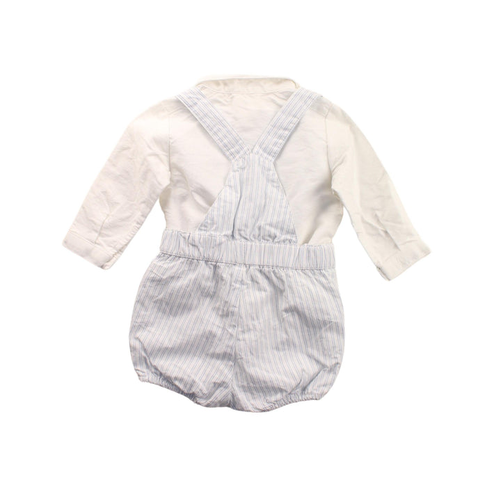 A Blue Long Sleeve Bodysuits from Carrément Beau in size 3-6M for boy. (Back View)