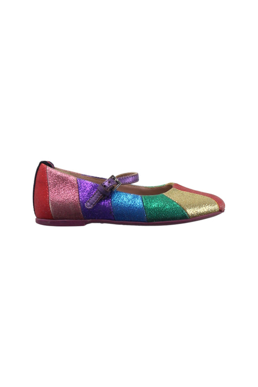 A Multicolour Flats from Gucci in size 3T for girl. (Front View)