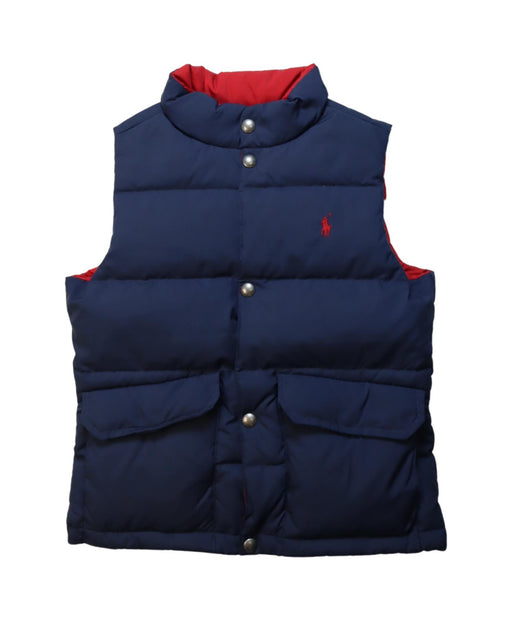 A Navy Outerwear Vests from Polo Ralph Lauren in size 6T for neutral. (Front View)