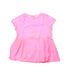 A Pink Short Sleeve Tops from Bout'Chou in size 3T for girl. (Front View)