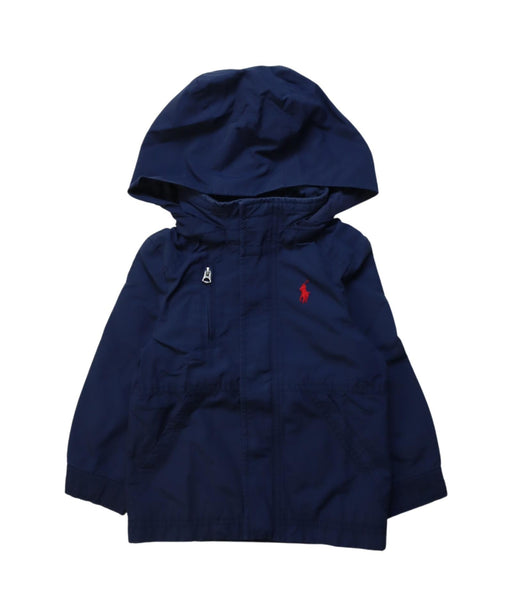A Navy Lightweight Jackets from Ralph Lauren in size 18-24M for neutral. (Front View)