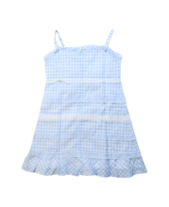 A Blue Sleeveless Dresses from Nicholas & Bears in size 12-18M for girl. (Back View)