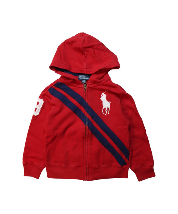 A Multicolour Zippered Sweatshirts from Polo Ralph Lauren in size 4T for boy. (Front View)