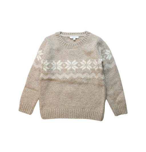 A Beige Knit Sweaters from Jacadi in size 4T for neutral. (Front View)
