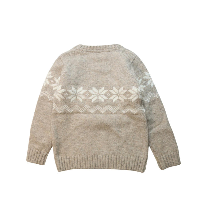 A Beige Knit Sweaters from Jacadi in size 4T for neutral. (Back View)