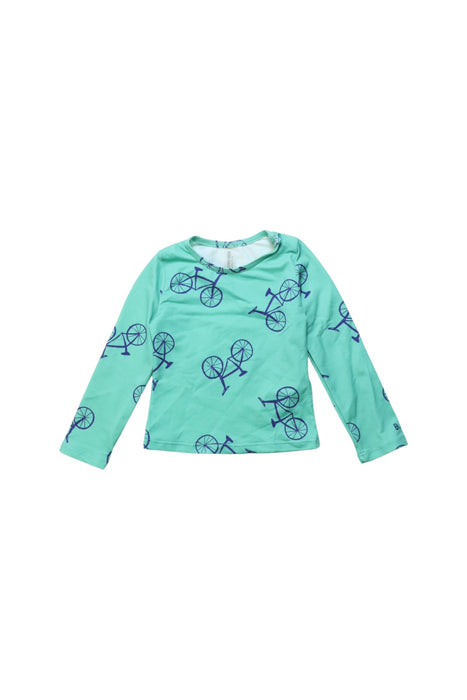 A Blue Rash Guards from Bobo Choses in size 6-12M for girl. (Front View)