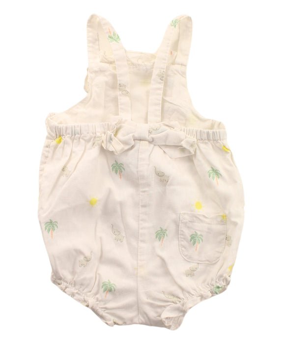 A White Sleeveless Bodysuits from Janie & Jack in size 3-6M for neutral. (Back View)