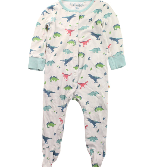 A White Onesies from Frugi in size 12-18M for boy. (Front View)