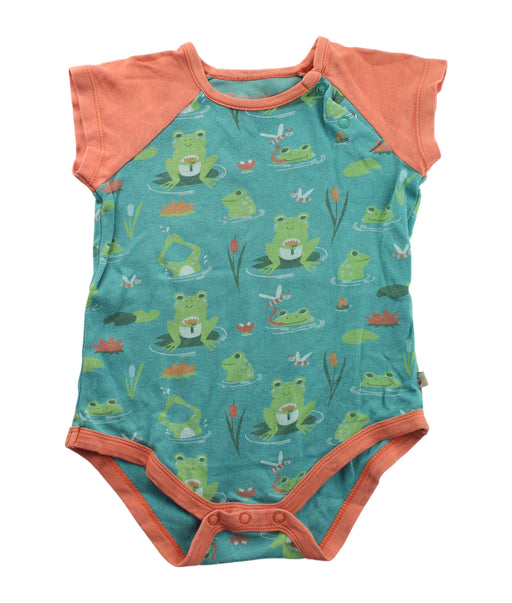 A Orange Short Sleeve Bodysuits from Frugi in size 6-12M for boy. (Front View)