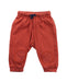A Red Sweatpants from Frugi in size 3-6M for neutral. (Front View)