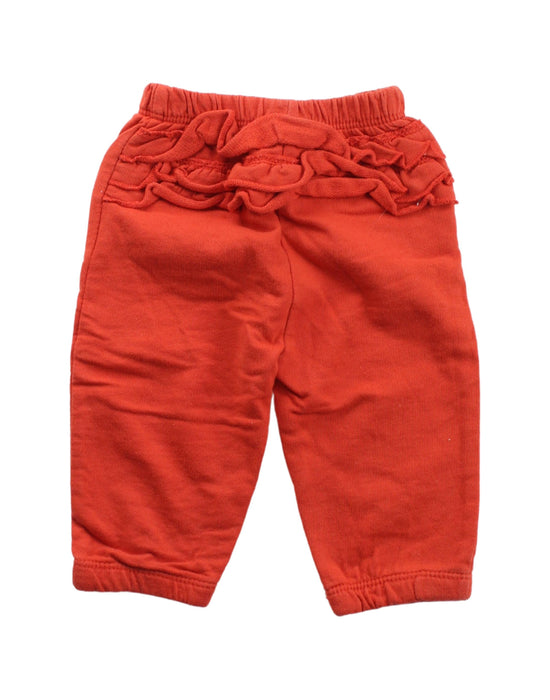 A Red Sweatpants from Seed in size 0-3M for boy. (Back View)