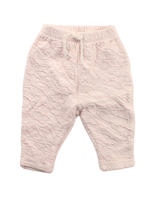 A Pink Sweatpants from Seed in size 0-3M for girl. (Front View)