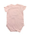 A Pink Short Sleeve Bodysuits from Seed in size 6-12M for girl. (Back View)