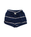A Blue Shorts from Tea in size 2T for girl. (Front View)
