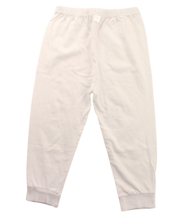 A White Sweatpants from Mides in size 3T for neutral. (Back View)