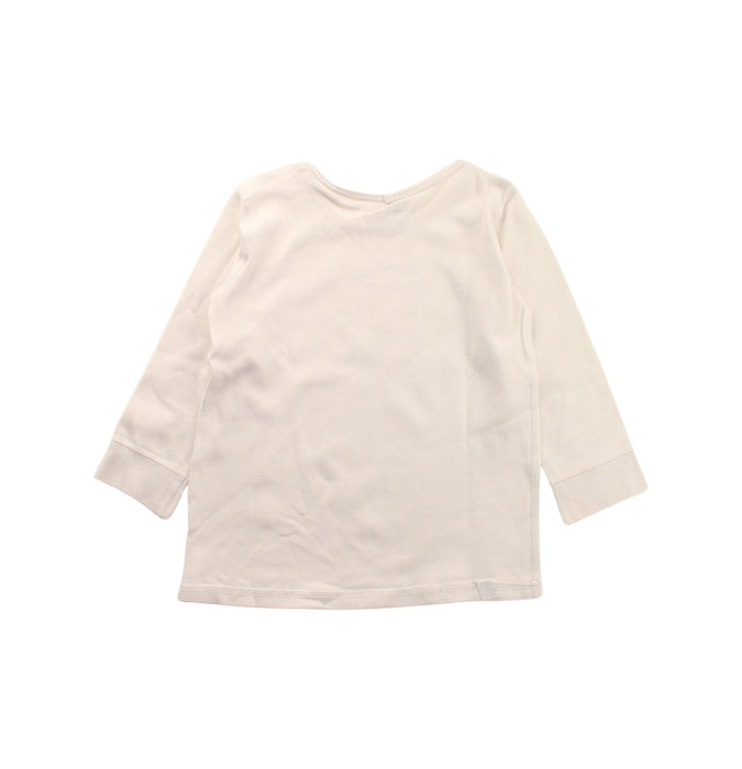 A White Long Sleeve T Shirts from Mides in size 4T for boy. (Back View)