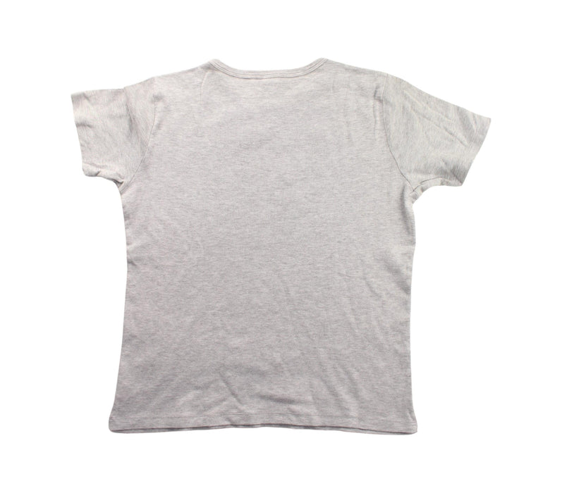 A Grey Short Sleeve T Shirts from Petit Bateau in size 12Y for boy. (Back View)